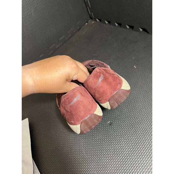 Dansko Hilde Shoes Womens EU 38‎ US 7.5-8 Burgundy Suede Slip On Elastic Strappy - Picture 6 of 8